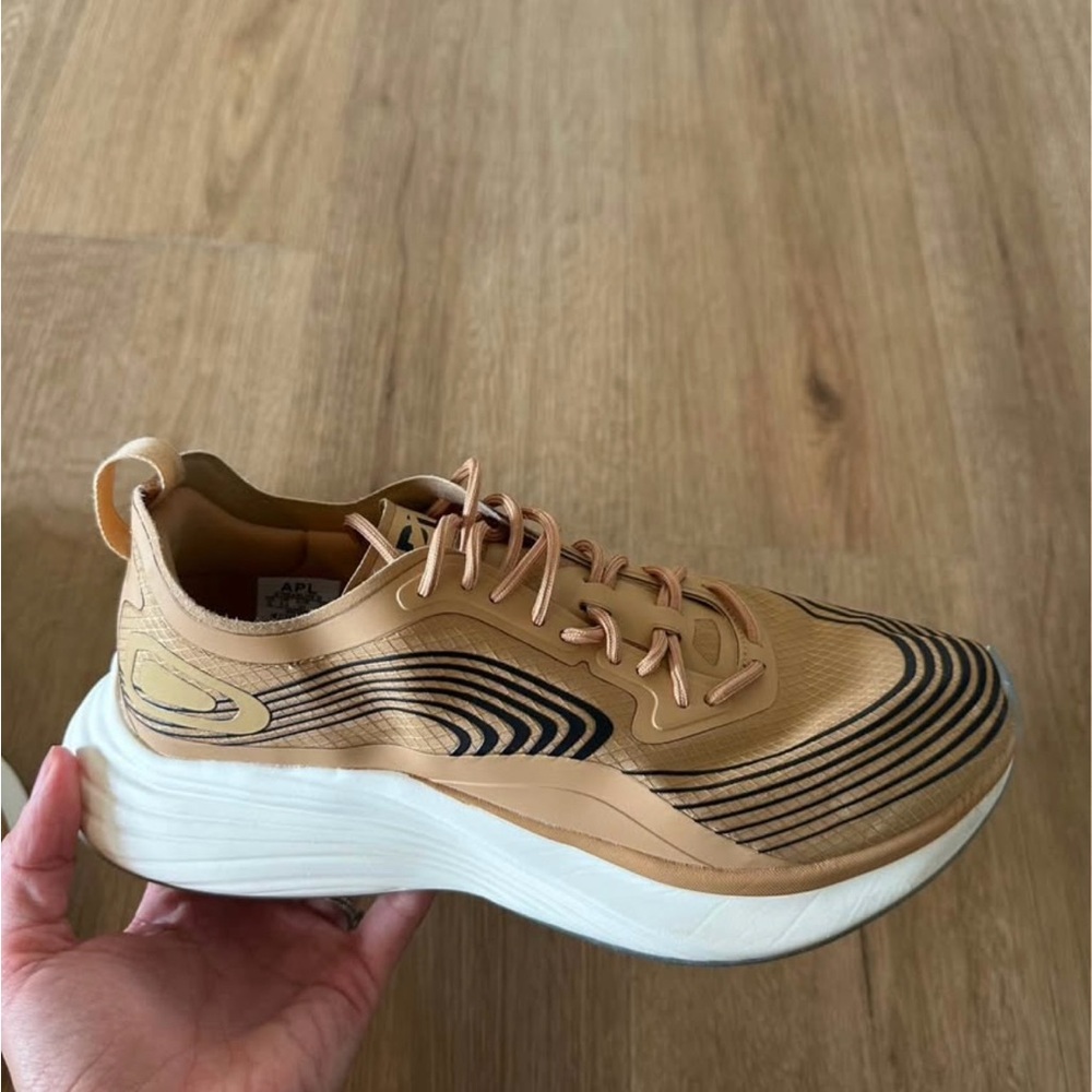 APL Tan and Black Athletic Shoes